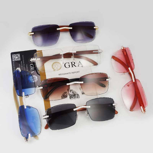 Moissanite Classic Light Luxury Sunglasses