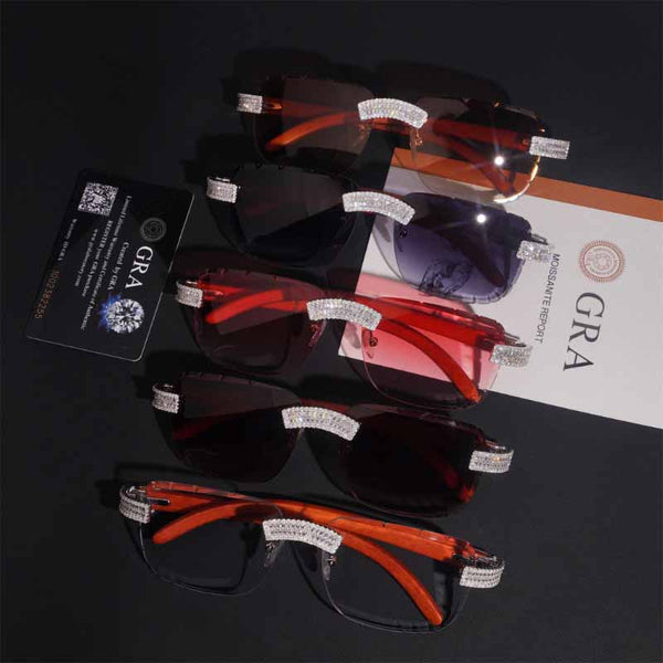 Moissanite Super Stylish Hip Hop Sunglasses