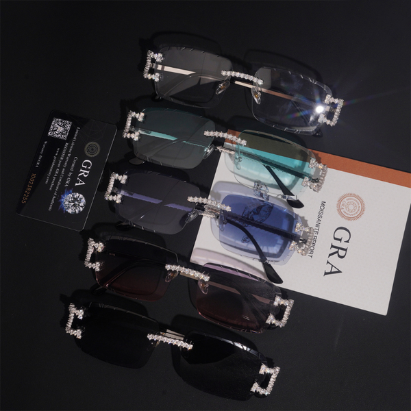 Moissanite Super Stylish Hip Hop Sunglasses