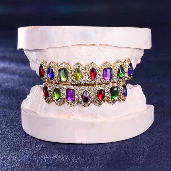 Hip Hop Custom Grillz Moissanite Bling Teeth for Weddings Fashion & Streetwear